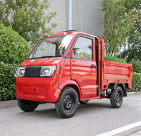 Véhicule utilitaire électrique robuste à 4 roues, mini-fourgonnette, tricycle cargo avec cabine, camionnette électrique pour usage en usine
