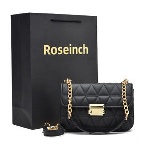 Elegante bolso de mujer 2024 nueva moda hilo bordado textura solo hombro cadena bandolera - Product Image 3