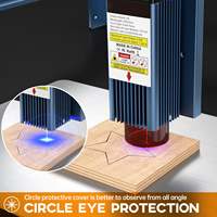 Graveur Laser Métal à Diode 3D Mini CNC Portable SCULPFUN S9 90W, Machines d'Impression et de Gravure sur Bois