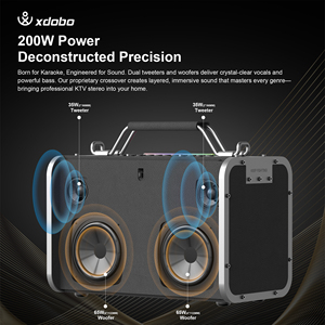 Nuovi Altoparlanti Wireless Xdobo 200W, Subwoofer Portatile con Suono Surround per <span class=keywords><strong>Musica</strong></span>, USB, Aux e Streaming Live - Product Image 2