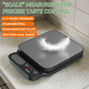 Balance de cuisine numérique professionnelle haute précision 0.1g-5kg unités multiples (g oz lb kg Ml) pour batterie de cuisiniers à domicile - Product Image 6