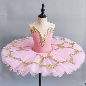 Tutú <span class=keywords><strong>de</strong></span> <span class=keywords><strong>Ballet</strong></span> Blanco para Niñas, Traje <span class=keywords><strong>de</strong></span> Danza con Lentejuelas para Espectáculo <span class=keywords><strong>de</strong></span> Jardín <span class=keywords><strong>de</strong></span> Infancia, Tutú <span class=keywords><strong>de</strong></span> <span class=keywords><strong>Ballet</strong></span> para Actuación en Escenario - Product Image 2