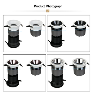 Les anti-éblouissement ronds commerciaux de 12w ont mené vers le bas les lumières réglables de tache <span class=keywords><strong>mini</strong></span> projecteurs d'intérieur - Product Image 5
