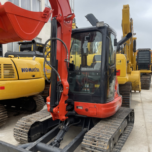 รถขุดขนาดเล็ก Kubota U55 ของแท้จากญี่ปุ่น 5 ตัน 6 ตัน ราคาดีที่สุด รถขุดมือสอง ใช้ในเมืองและฟาร์ม เครื่องยนต์และปั๊มได้รับการรับรองมาตรฐาน CE - Product Image 1