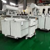 Transformador de Distribución Trifásico Sumergido en Aceite de 20kV 0.4kV 400V 1MVA-10MVA con Bobina de Conservación y Bobinado de Aluminio