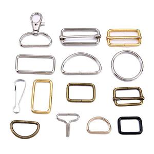 Metal D-Ring Buckle Hardware <b>Accessories</b> Adjustable For <b>Bags</b> And Apparel Semicircle Design D-01 - Product Image 5