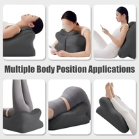Oreiller en mousse à mémoire de forme Kamasutra, oreiller intime, soutien corporel personnalisé pour les couples, 100% polyester, forme irrégulière, multifonction