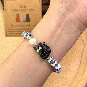Natural Stone Bracelet Colorful Glass Beaded Strength and Courage Laser <b>Engraved</b> Logo for Wholesalers Flexible Payment Terms - Product Image 1