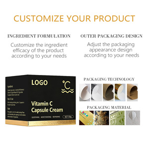 Crema de Vitamina C en Cápsulas con Etiqueta Personalizada: Crema Facial Calmante, Reparadora e Hidratante para Nutrir la Piel - Product Image 4