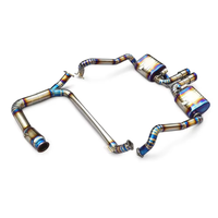Maßgefertigtes Titan-Legierungs-Downpipe-Auspuffsystem mit Katalysator und Endschalldämpfer für Porsche 718 2.0T 2.5T 2017-2023 Komplettes Auspuffsystem