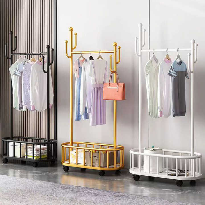 Household Multifunctional Clothing Display Rack and Shelf, Bedroom ...
