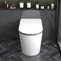 WC Céramique Moderne Chaozhou pour Salle de Bain, Toilette Intelligente Bidet Monobloc au Sol