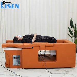 Kisen Fashion - Sillón de Pedicura Eléctrico Negro Personalizado con Respaldo Elevable y Taburete, de Buena Calidad - Product Image 4