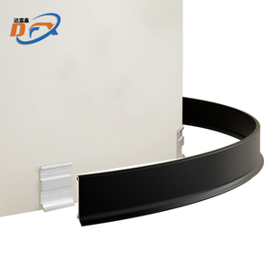 Plinthe en alliage d'aluminium personnalisée à clipser <span class=keywords><strong>de</strong></span> 4 cm pour cuisine et salon – Design moderne, installation facile 5 - Product Image 1