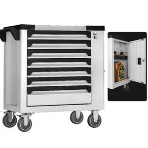 Chariot à <span class=keywords><strong>outils</strong></span> industriel avec tiroirs Boîte à <span class=keywords><strong>outils</strong></span> mobile pour réparation automobile Armoire à <span class=keywords><strong>outils</strong></span> verrouillable <span class=keywords><strong>sur</strong></span> roue pour atelier multifonctionnel - Product Image 5