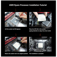 NUEVO CPU AMD Ryzen 5 5600X 3.7 GHz Seis Núcleos Doce Hilos 65W Procesador L3=32M 100-000000065 Socket Otros Sin Ventilador Escritorio