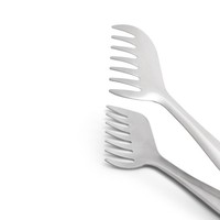 2025 Italiaanse TECHNE 18-10 Spiegelpolijst RVS Ecologisch Verantwoorde HORECA Spaghetti Tong Ravioli Pasta Serveertang 1