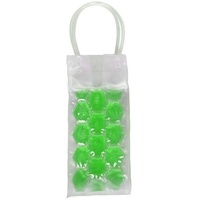Sac isotherme réutilisable pour bouteille de vin avec poignée, motif géométrique or, violet, argent, garde au frais