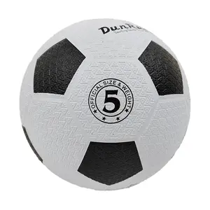 Ballon de football professionnel en caoutchouc de taille 5 taille 4 personnalisé de haute qualité Botine de Futbol pour l'entraînement de football