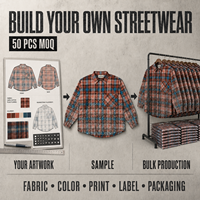 Chemise en flanelle à carreaux pour homme, en coton épais, effet éclaboussures de peinture et vieilli, design 2026, prix usine, pour marques streetwear, personnalisable