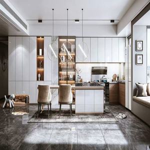 Gabinetes de <span class=keywords><strong>Cocina</strong></span> Personalizados de Estilo Europeo Premium BALOM, Isla Central Moderna de Mármol, <span class=keywords><strong>Armario</strong></span> de <span class=keywords><strong>Cocina</strong></span> para el Hogar - Product Image 4