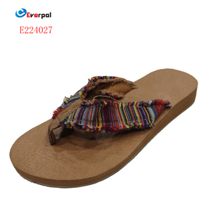 Babouches de plage pour femmes, tendance mode, en <span class=keywords><strong>tissu</strong></span> doux et confortable, avec amorti - Product Image 1
