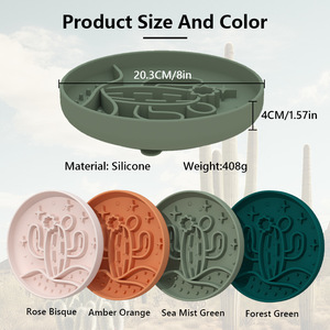 2025 mới hợp thời trang Silicone con chó đồ chơi câu đố BPA miễn phí <span class=keywords><strong>3D</strong></span> Xương Rồng mô hình chậm Feeder ngăn chặn nghẹt thở cải thiện tiêu hóa ô liu nhựa - Product Image 6