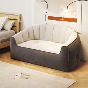 Modern Chesterfield Lazy Double Bean Bag Can Recline Sleep <b>Bed</b> Social Media Bedroom Balcony Dormitory Rental - Product Image 1
