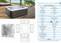 Bonne qualité Offre Spéciale 6 personnes bain à remous extérieur baignoire de massage à jets d'air baignoire spa profonde baignoires pour jardin