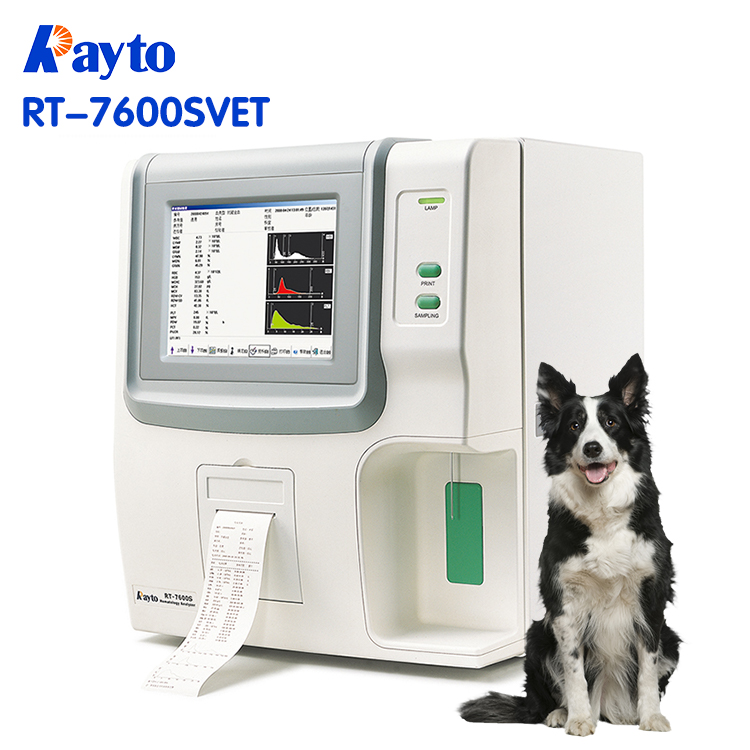 Attrezzatura da laboratorio macchina automatica analisi del sangue veterinario Rayto RT-7600SVET analizzatore ematologico 3 parte prezzo