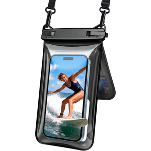 Étui étanche pour téléphone IPX8, sacs flottants à double compartiment, sac étanche pour téléphone portable avec mousse au dos - Product Image 1