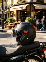 Casque de moto à double lentille quatre saisons, anti-buée, ventilé