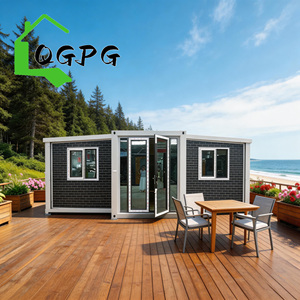 Casa Contenedor Móvil Plegable <span class=keywords><strong>de</strong></span> Lujo <span class=keywords><strong>de</strong></span> 20, 30 y 40 Pies, Pequeña y Compacta, Prefabricada, Expandible, Portátil, con Estructura <span class=keywords><strong>de</strong></span> Acero - Product Image 2