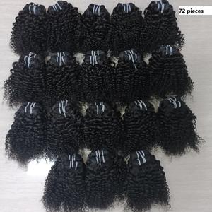 Letsfly - Paquetes de Cabello Natural Afro Rizado, Extensiones de Cabello Remy 9A, Cabello Humano 100%, 30 Gramos, Envío Rápido - Product Image 1