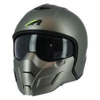 Casques ASTONE MINIJET SK6, casque ouvert en ABS protecteur, couleur TITANIUM, rétro pour motos, tailles XS-2XL