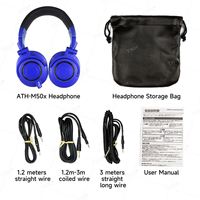 TNH ATH-M50x profesional produk baru menembak Silent Disco 3 saluran headphone bekas ATH M50X