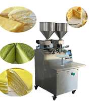Machine à glacer automatique pour gâteaux à mille crêpes, équipement manuel pour l'étalement des couches de crème, machine à glacer pour gâteaux