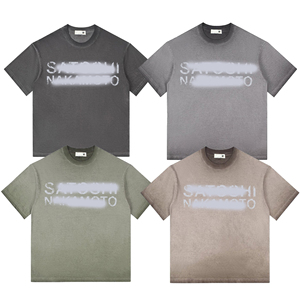 Top Quality American Streetwear Trend Brand SATOSHING Classic <b>Shirts</b> NAKAMOTO Retro Letter Print Short Sleeve T-<b>Shirt</b> <b>for</b> <b>Men</b> - Product Image 1