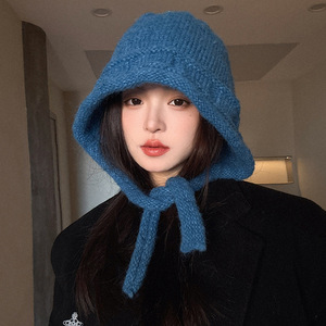 <span class=keywords><strong>Cagoule</strong></span> en gros pour <span class=keywords><strong>femme</strong></span>, tricotée en peluche, chaude, automne-hiver, grande taille, effet amincissant, anti-froid, pour le voyage - Product Image 2