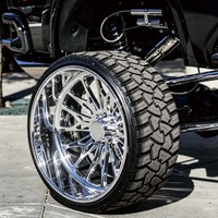 Rines Monobloque Forjados para Camioneta de 20, 22, 24, 26 y 28 Pulgadas, 6*139.7, 6*135, 8*170, 8*180, 8*165.1, 5*127, Pulidos, con Borde Profundo, Estilo H, para Jeep JK