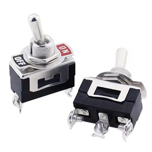 Mini Interruptor de Palanca Automático AC 250V 16A 2/3/4/6/12 Pines ON-OFF ON-ON ON-OFF-ON 2/3 Posiciones Contacto de Cobre/Plata - Product Image 3