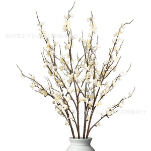 กิ่งดอกพลัมประดิษฐ์สีขาวแบบผงสำหรับตกแต่งภายในบ้าน รุ่น FB0006 - Product Image 2
