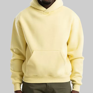 定制高品质连帽衫，100%纯棉，超大号连帽衫，带图案刺绣 - Product Image 3