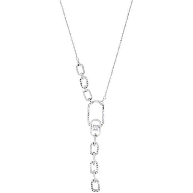 White Gold Plated Silver