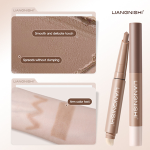 Stick de contouring double embout avec pinceau, maquillage longue tenue, waterproof, stick crème sculptant et bronzant, marque privée - Product Image 6