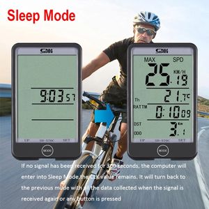 Impermeabile tachimetro bici digitale ciclismo contachilometri e cronometro con retroilluminazione Display LCD bicicletta <span class=keywords><strong>Computer</strong></span> - Product Image 3