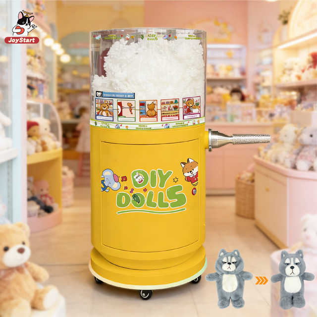 OEM ODM Mobile Teddy Bear & Plush Toy Stuffing Machine 50kg 220V/110V Textile Filling Machine Compatible for Kids Party