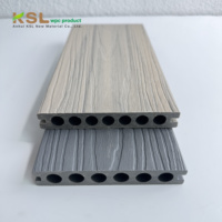 Plancher en WPC imperméable 3D pour extérieur, style traditionnel, semi-solide, poli, garantie 5 ans, marque KSL