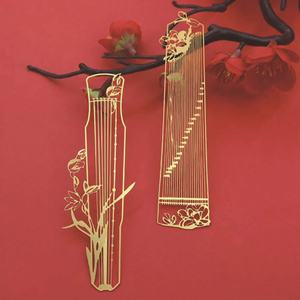 Vente en gros d'usine, signets en métal <span class=keywords><strong>doré</strong></span> en <span class=keywords><strong>laiton</strong></span> personnalisés avec logo, pour livres - Product Image 1