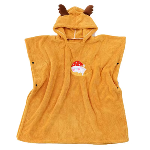 Albornoz Infantil Suave Personalizado con Logotipo, de Secado Rápido, Transpirable y con Estampado Animal - Product Image 2